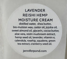Load image into Gallery viewer, Lavender Reishi Hemp Moisture Cream